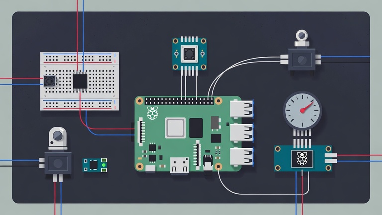 Raspberry Pi 4 sensors project